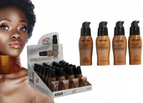fond de teint pompe liquide special afro maquillage 33 ml