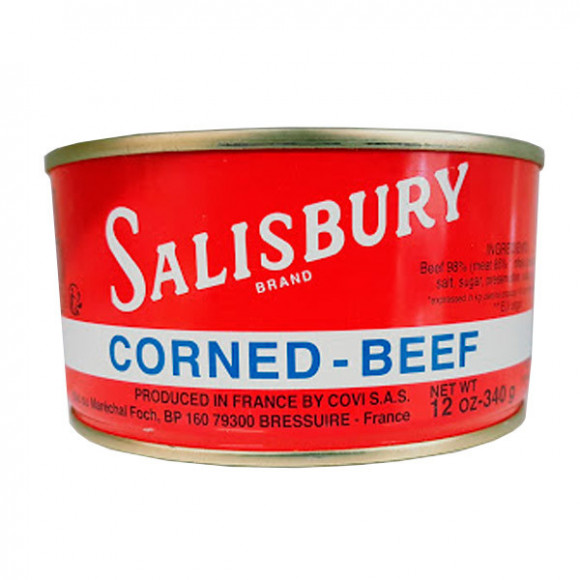 CORNED BEEF SALISBURY ( PUNU PUA'ATORO ) Boîte de 340G