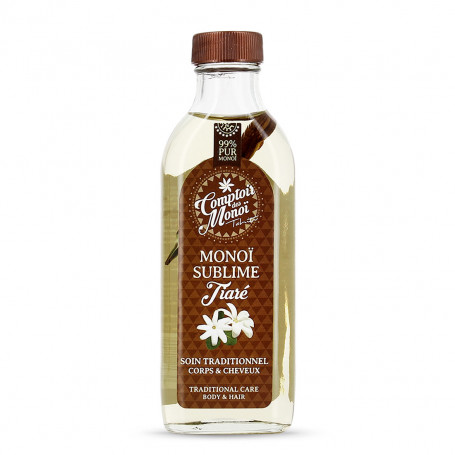Monoi sublime Comptoir des monoï Tiaré naturel 200ml