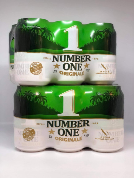 Bière Number One / Number One Zeste citron 33 CL- pack de 6 - Nouvelle Calédonie