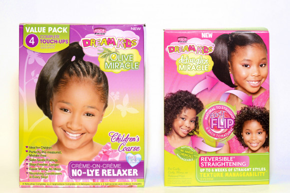AFRICAN PRIDE Dream Kids - Kit défrisant 4 applications NO-LYE RELAXER