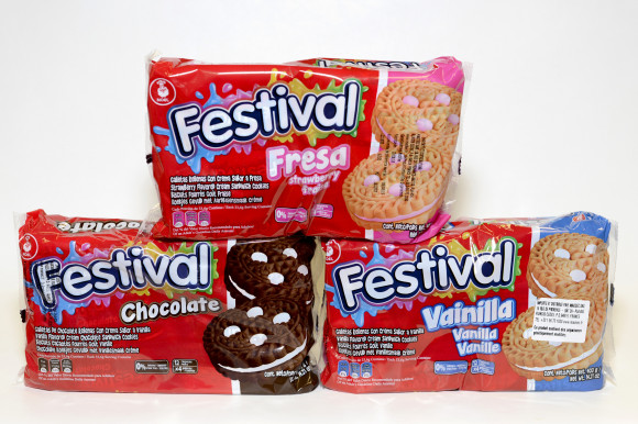 Paquet de 48 BISCUITS FESTIVAL parfum au choix